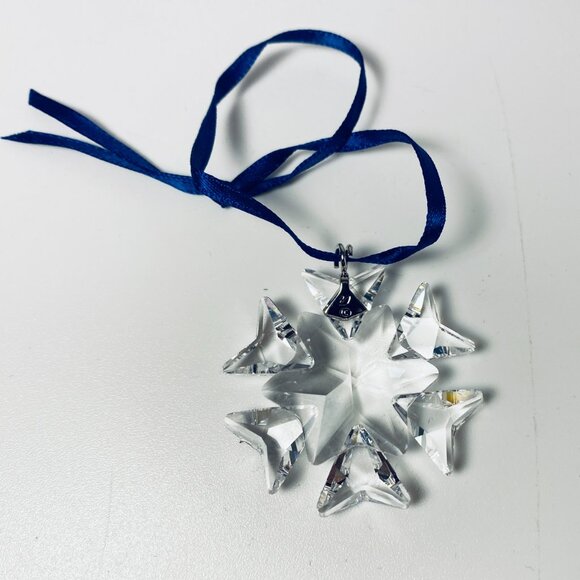 Swarovski Christmas Ornament  Snowflake/star Original Box Great condition - Picture 6 of 6